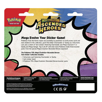 English Pokemon Q1 Tech Sticker Ascended Heroes Bustina Sorpresa - Nerdscape Nerdscape