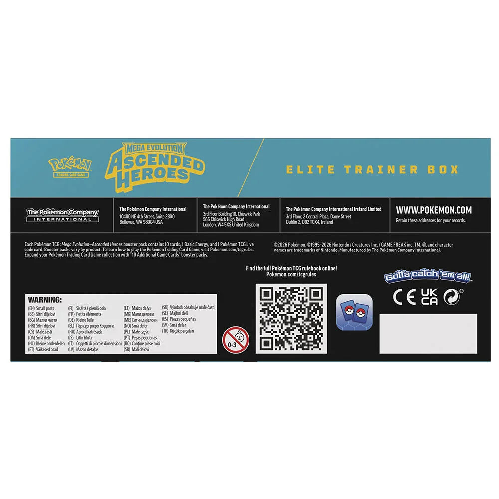 English Pokemon Elite Trainer Card game case Nerdscape