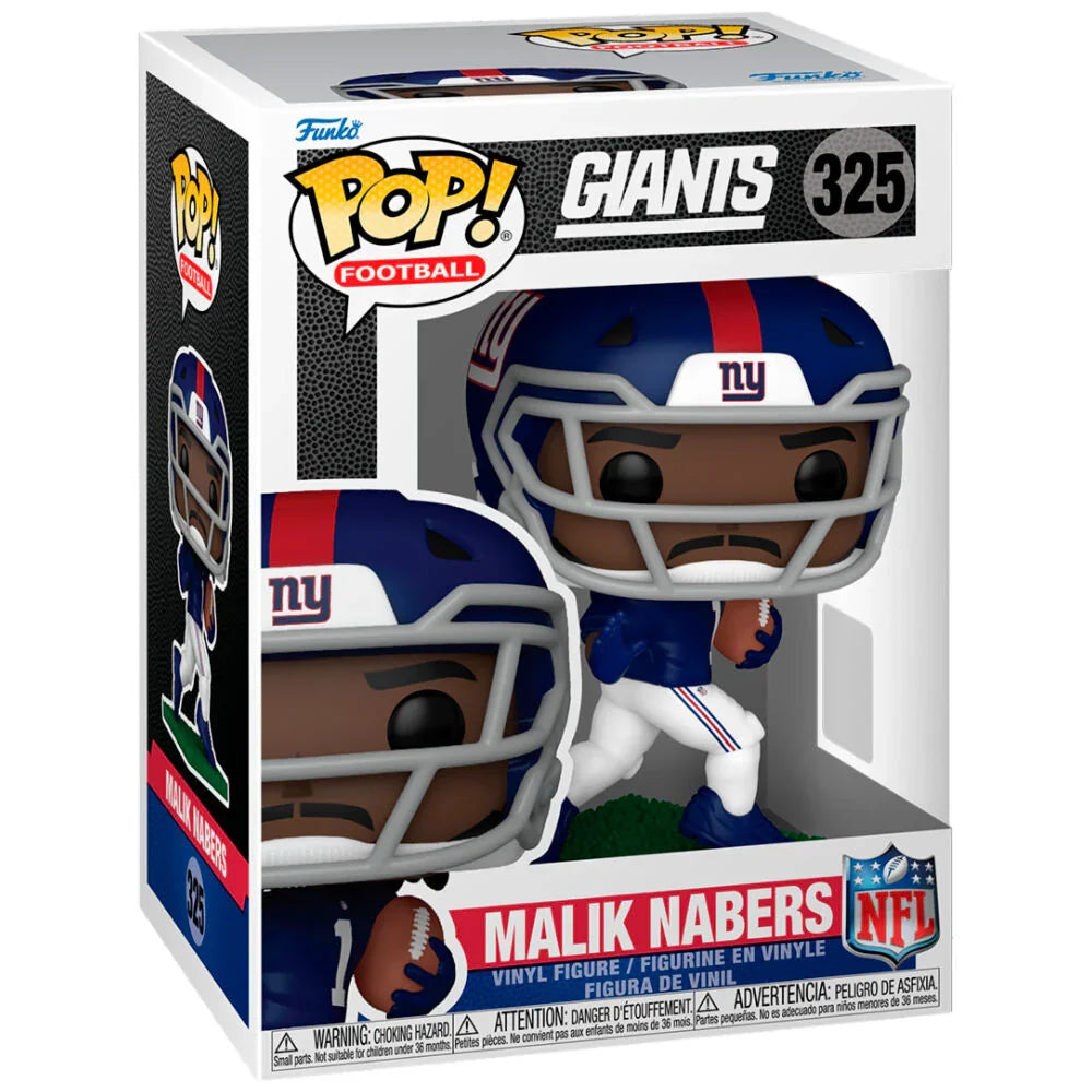 POP figure NFL Giants Malik Nabers Nerdscape