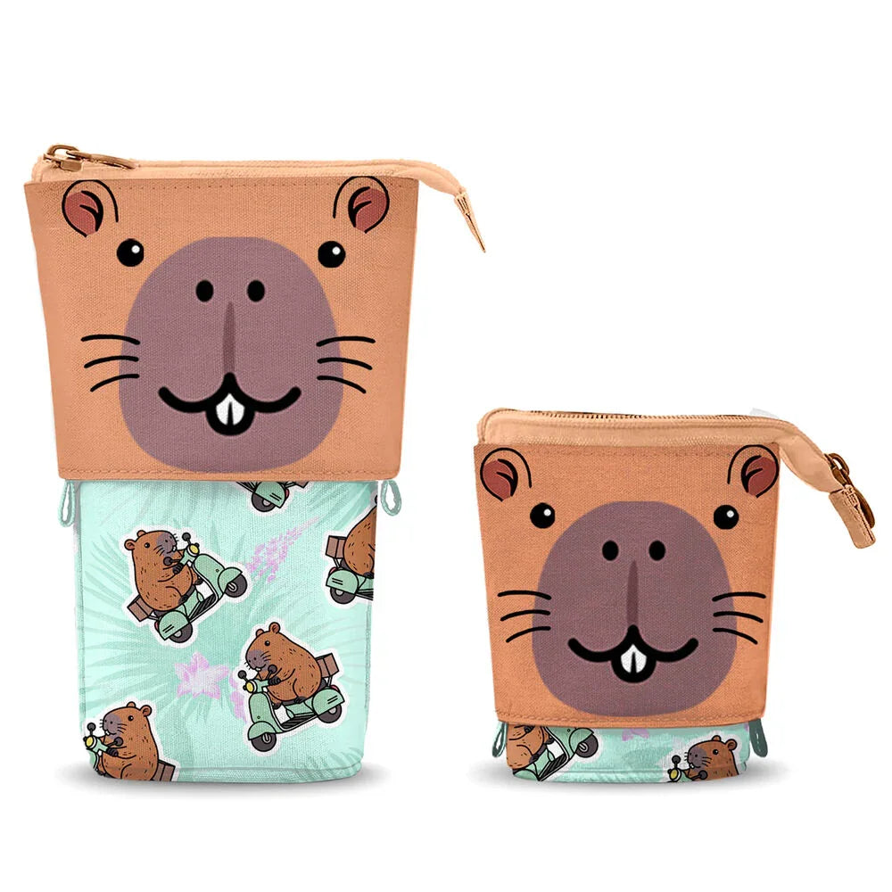 Oh My Pop! Cute Caybara pencil case Nerdscape