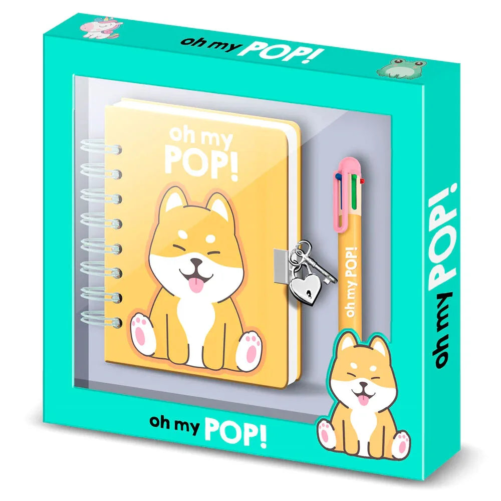 Oh My Pop! Shiba Diary + pen Nerdscape