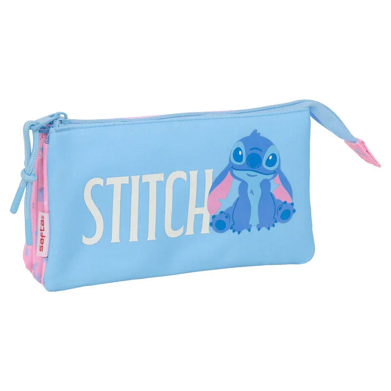 Disney Stitch Bright triple pencil case Nerdscape