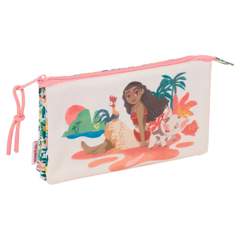 Disney Moana Vaiana triple pencil case Nerdscape