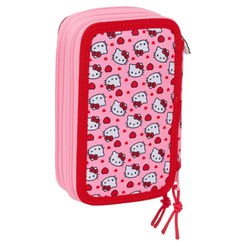 Hello Kitty triple pencil case 37pcs Nerdscape