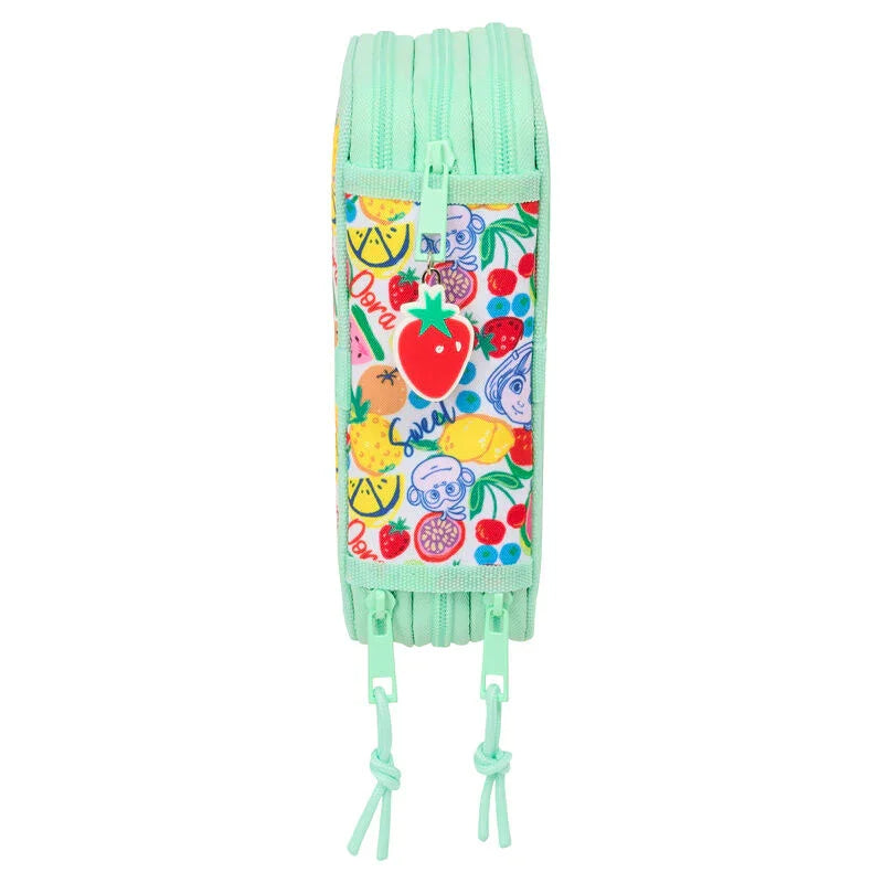 Dora the Explorer triple pencil case 37pcs Nerdscape