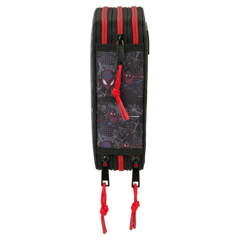 Marvel Spiderman Miles Morales triple pencil case 37pcs Nerdscape