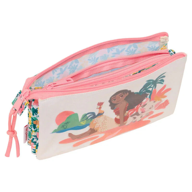 Disney Moana Vaiana triple pencil case Nerdscape