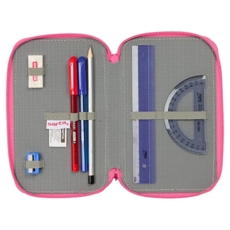 Disney Princess triple pencil case 37pcs Nerdscape