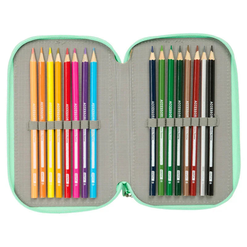 Dora the Explorer triple pencil case 37pcs Nerdscape