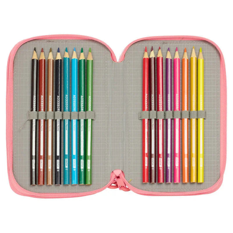 Disney Moana Vaiana triple pencil case 37pcs Nerdscape