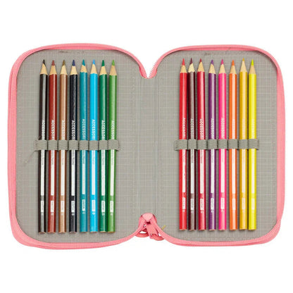 Disney Moana Vaiana triple pencil case 37pcs Nerdscape