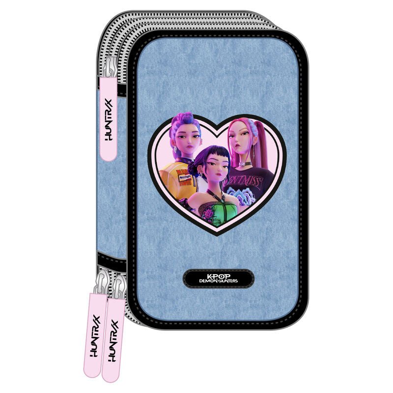 Demon Hunters Kpop Huntrix triple pencil case 37pcs - Nerdscape