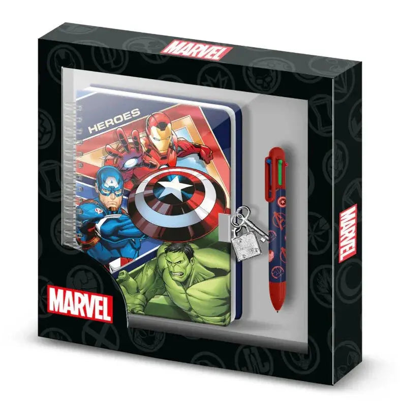 Marvel Avengers Diary + pen Nerdscape