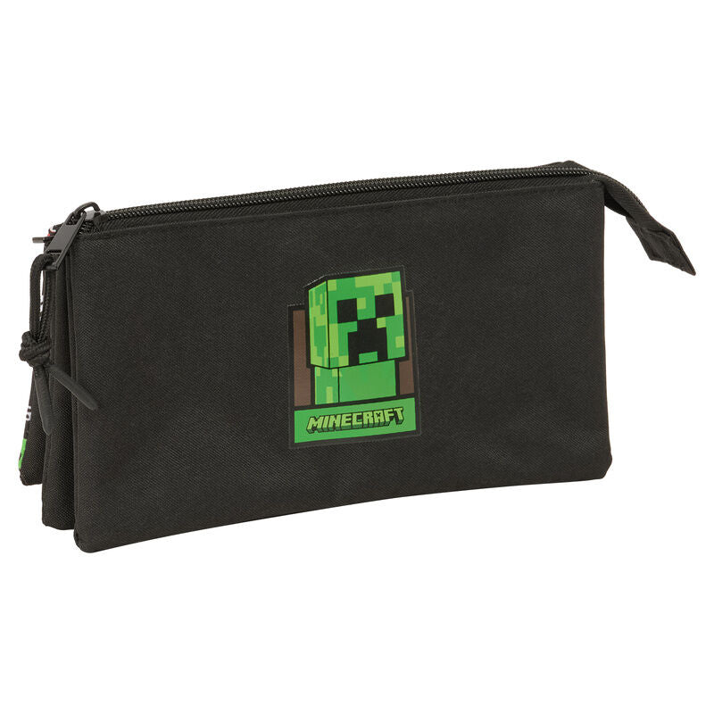 Minecraft triple pencil case Nerdscape