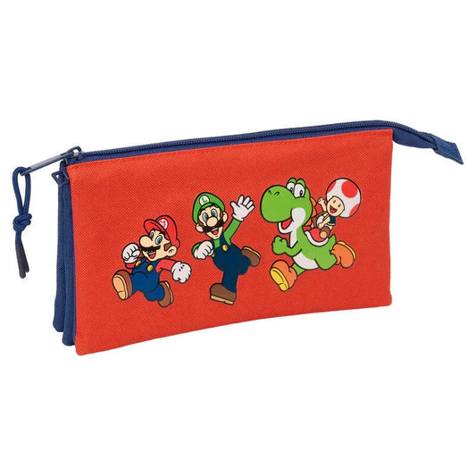Super Mario Bros Mamma Mia triple pencil case Nerdscape