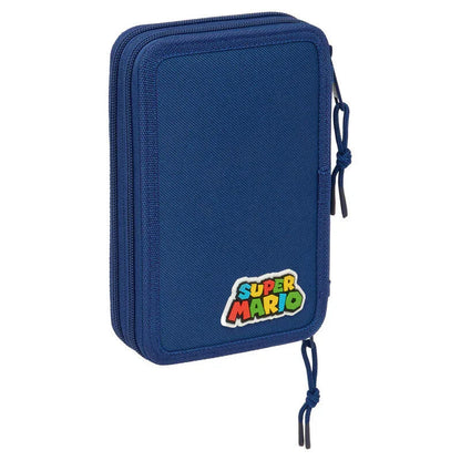 Super Mario Bros Mamma Mia double pencil case 29pcs Nerdscape