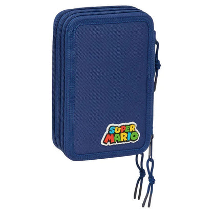 Super Mario Bros Mamma Mia triple pencil case 37pcs Nerdscape