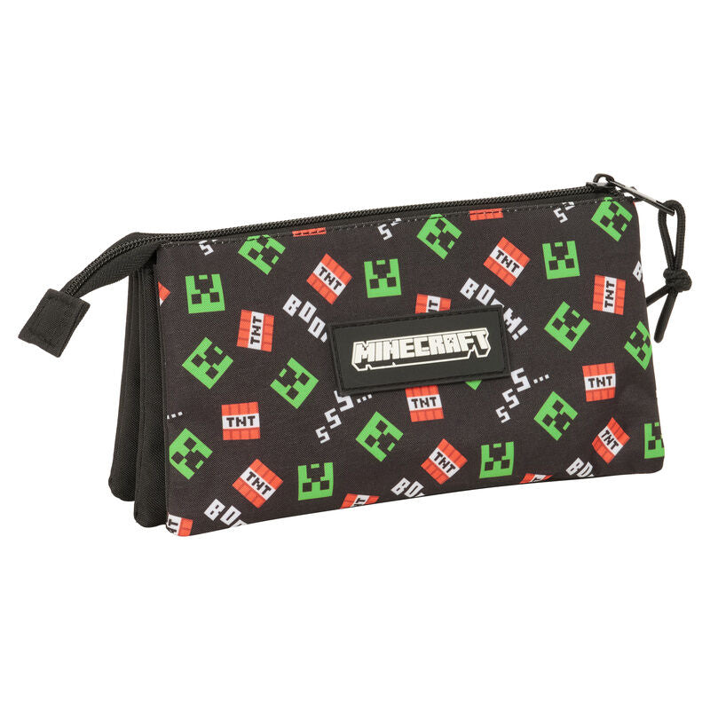 Minecraft triple pencil case Nerdscape
