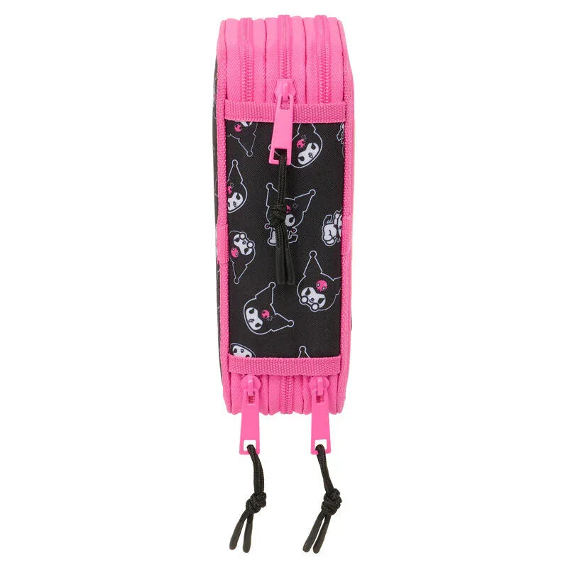 Hello Kitty Kuromi triple pencil case 37pcs Nerdscape