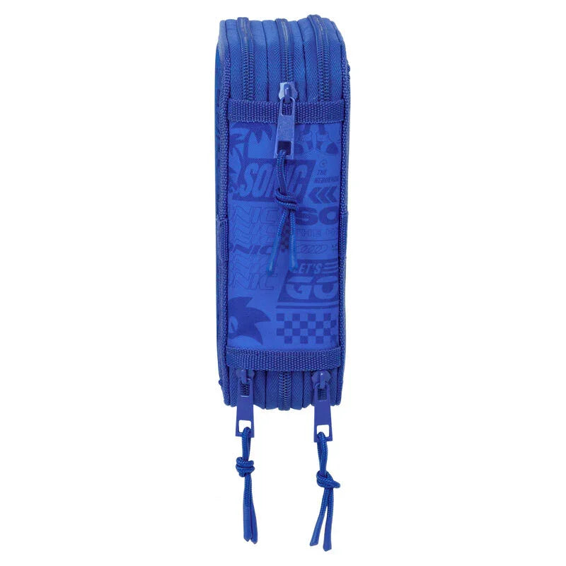 Sonic the Hedgehog triple pencil case 37pcs Nerdscape