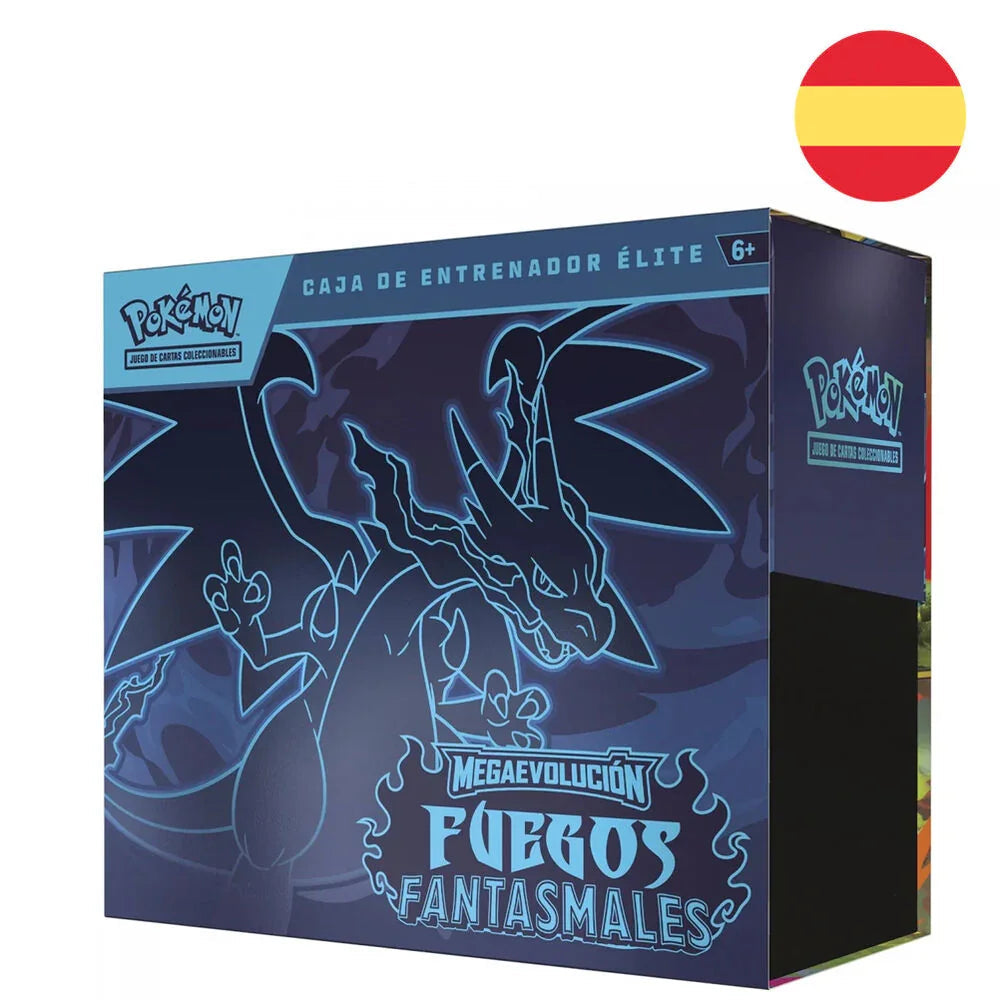 Spanish Pokemon Phantasmal Flames Elite Trainer case trading card game Nerdscape