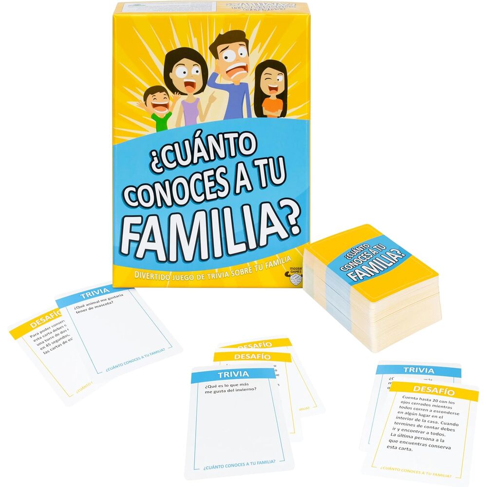 Spanish How well do you know your family? board game Nerdscape