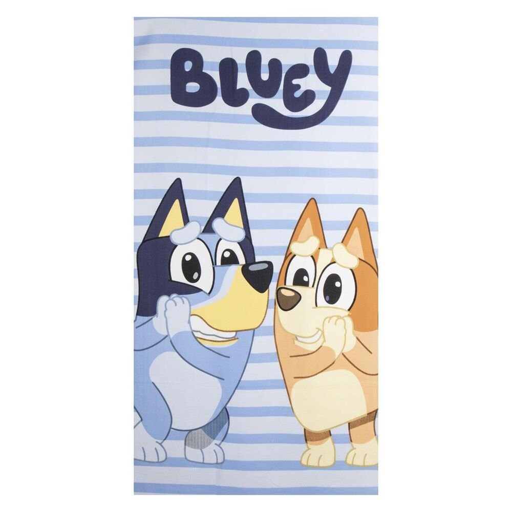 Bluey microfibre beach towel Nerdscape