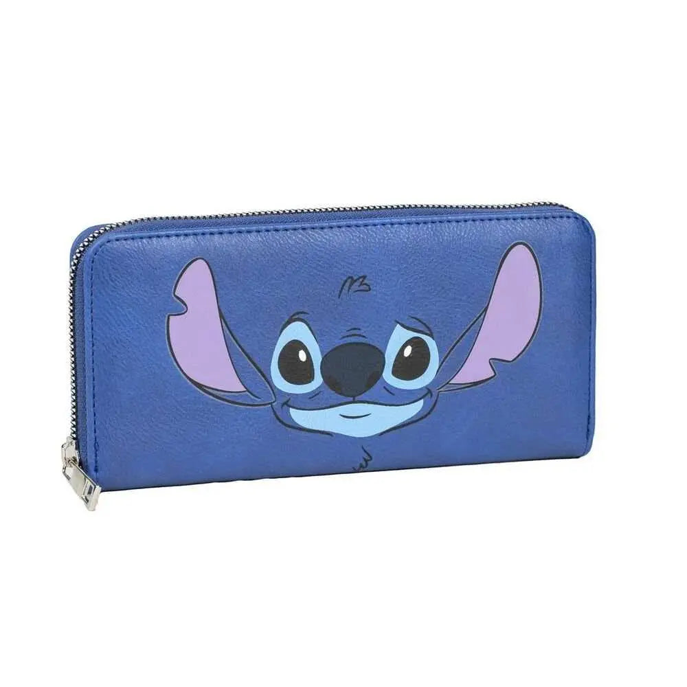 Disney Stitch wallet with colorful design and zipper closure