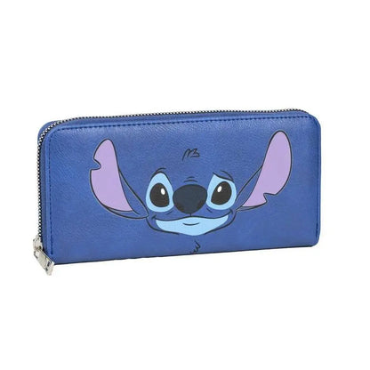 Disney Stitch wallet with colorful design and zipper closure
