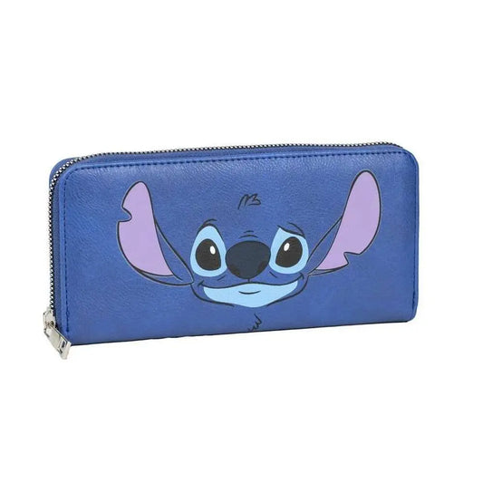 Disney Stitch wallet with colorful design and zipper closure