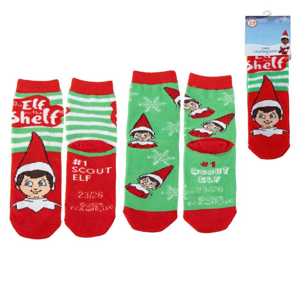The Elf on the Shelf Set 2 pairs of socks Nerdscape