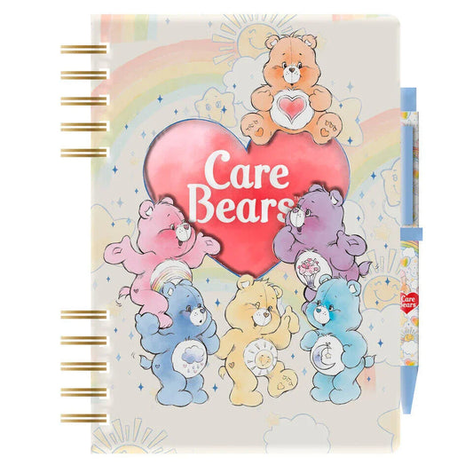 Care Bears A5 notebook + pen and stickers Nerdscape