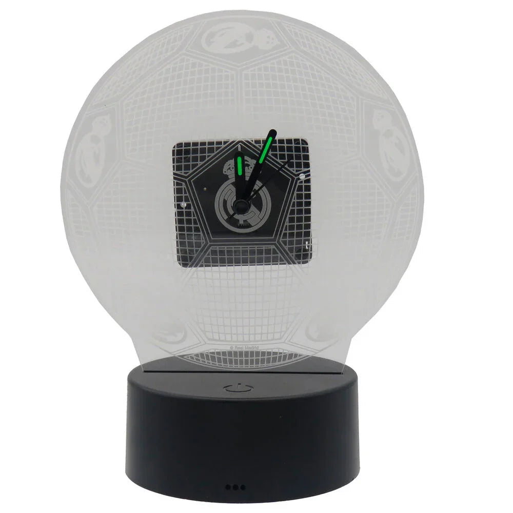 Real Madrid LED methacrylate clock Nerdscape