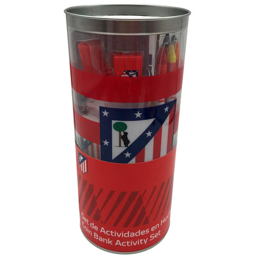 Atletico de Madrid money box set activities 38pcs Nerdscape