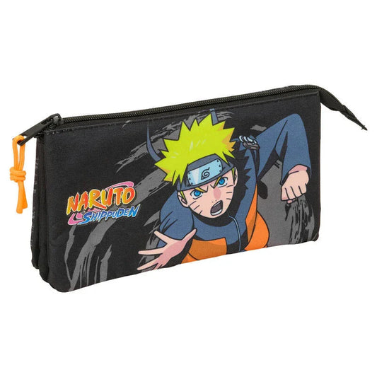 Naruto Shippuden triple pencil case Nerdscape