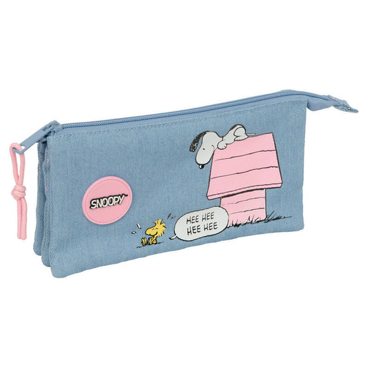 Peanuts Snoopy triple pencil case Nerdscape