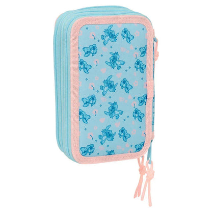 Disney Stitch Ohana triple pencil case 37pcs Nerdscape