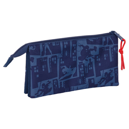 Marvel Spiderman triple pencil case