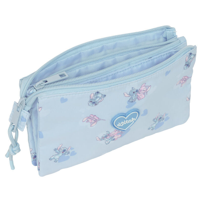 Disney Stitch triple pencil case Nerdscape