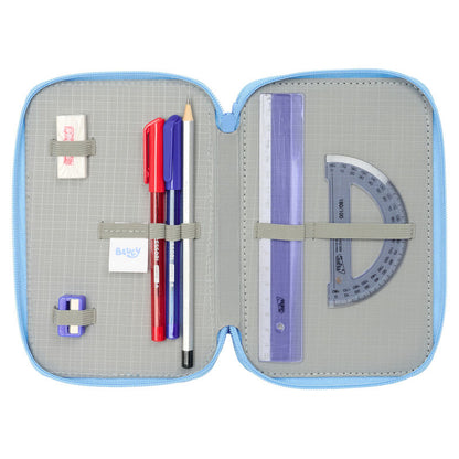 Bluey Lets Play triple pencil case 37pcs Nerdscape