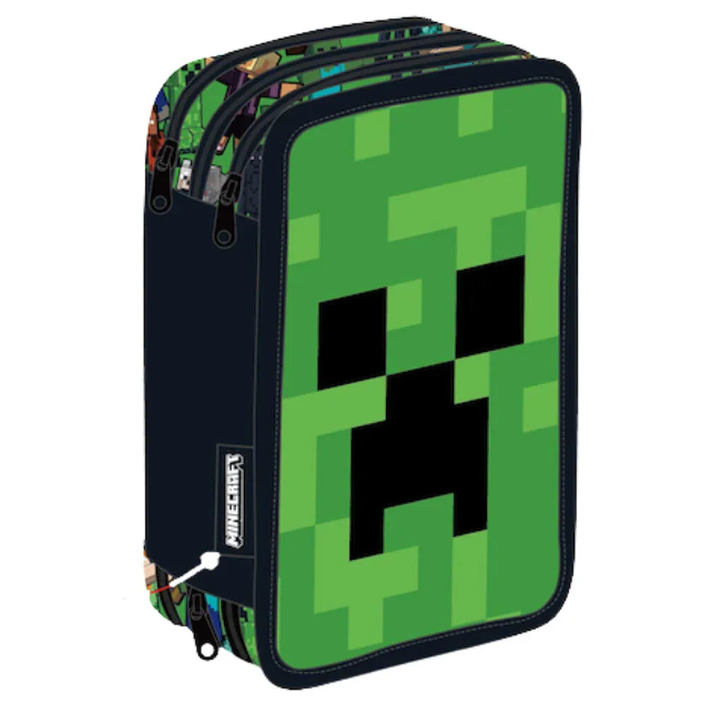 Minecraft Characters triple pencil case Nerdscape