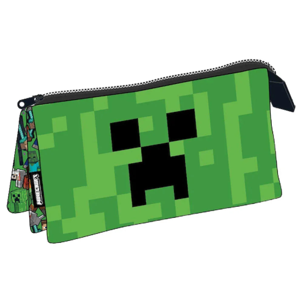 Minecraft Characters triple pencil case Nerdscape