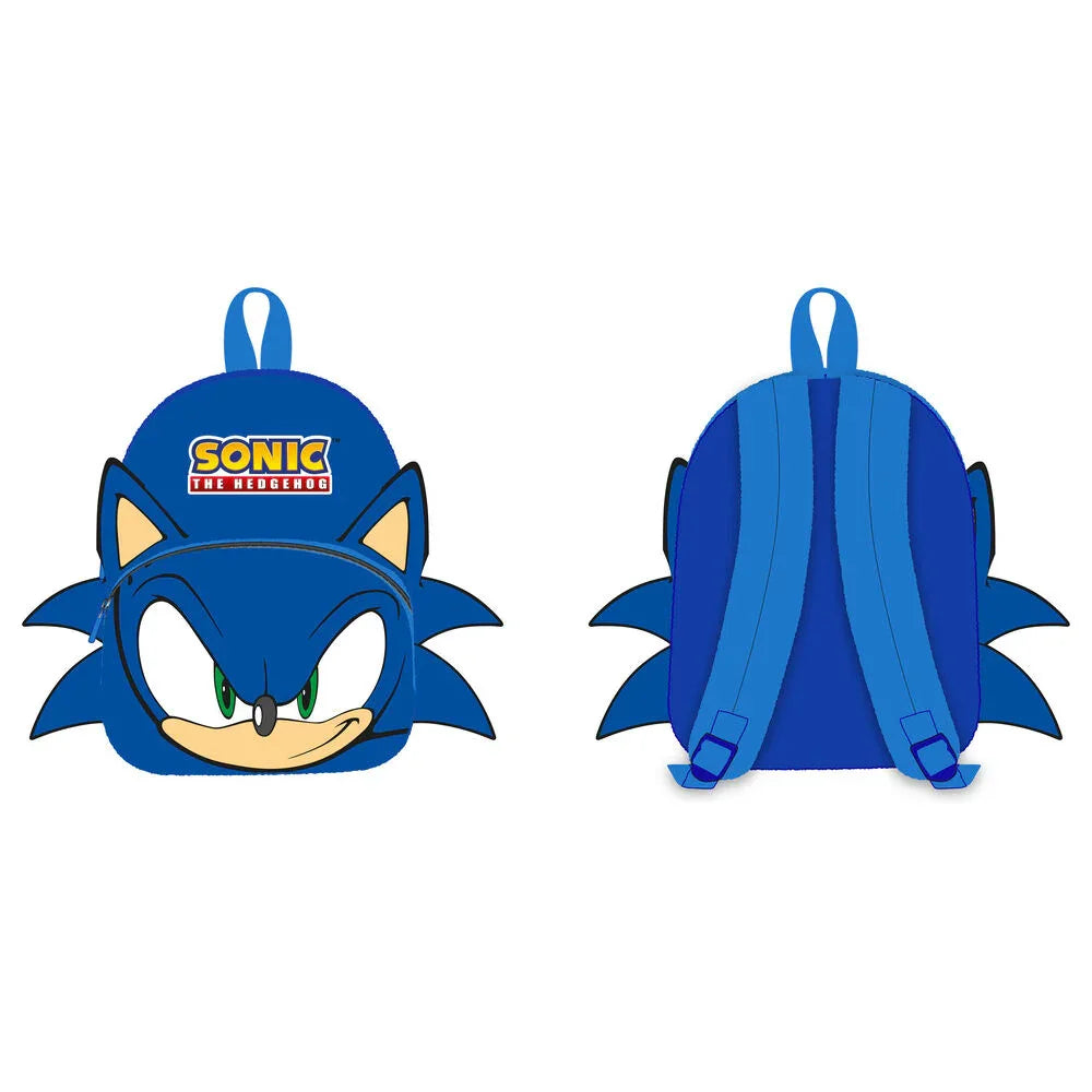 Sonic the Hedgehog plush backpack 30cm Nerdscape