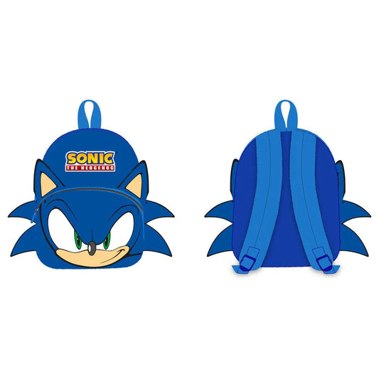 Sonic the Hedgehog plush backpack 30cm Nerdscape