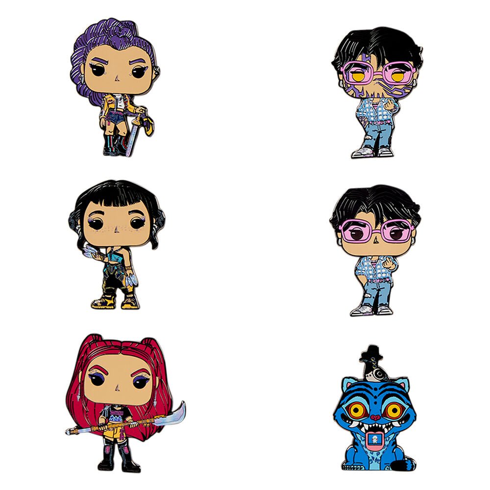 Loungefly Kpop Demon Hunters Mystery Blind Box Enamel Pin assorted - Nerdscape