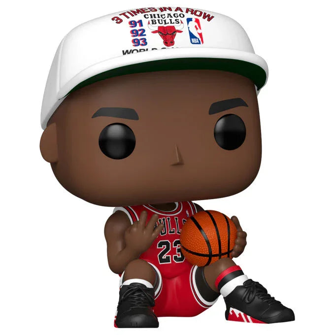 Funko Pop! NBA Chicago Bulls Michael Jordan 3 Times in a Row - Figura da Collezione Vinyl Nerdscape
