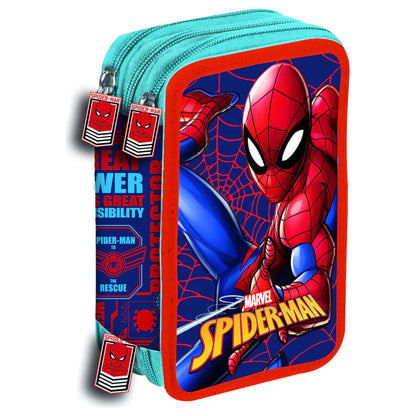 Marvel Spiderman Web triple pencil case Nerdscape