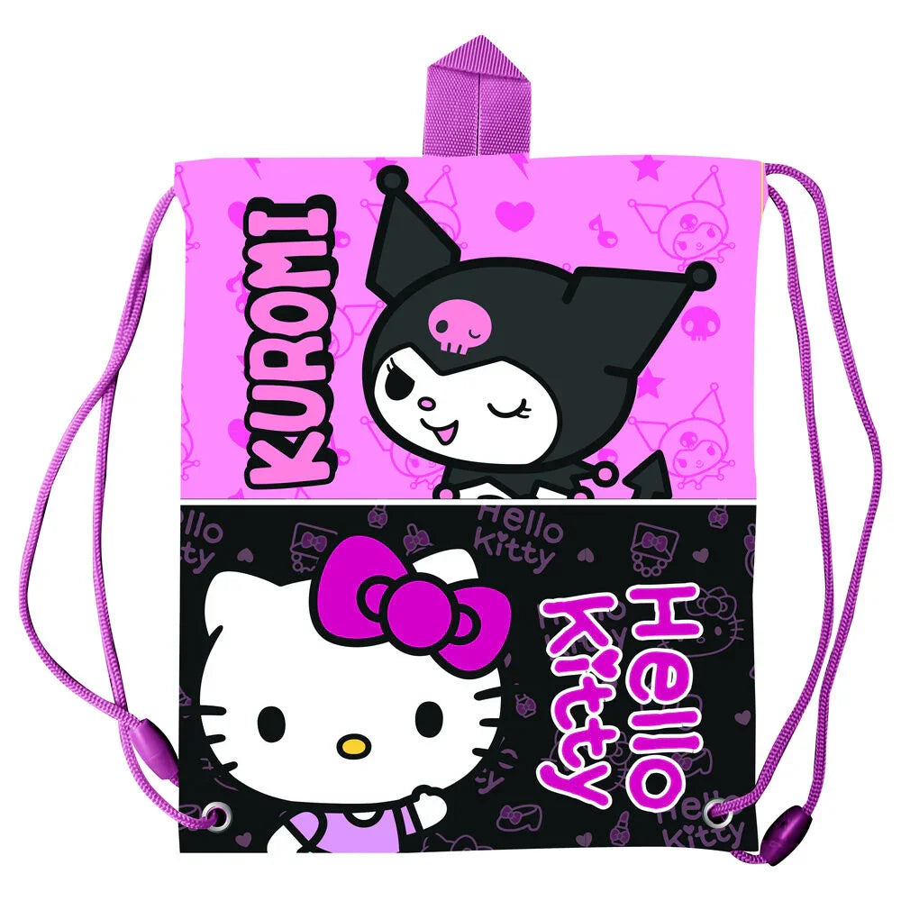 Hello Kitty & Kuromi lunch bag 30cm Nerdscape