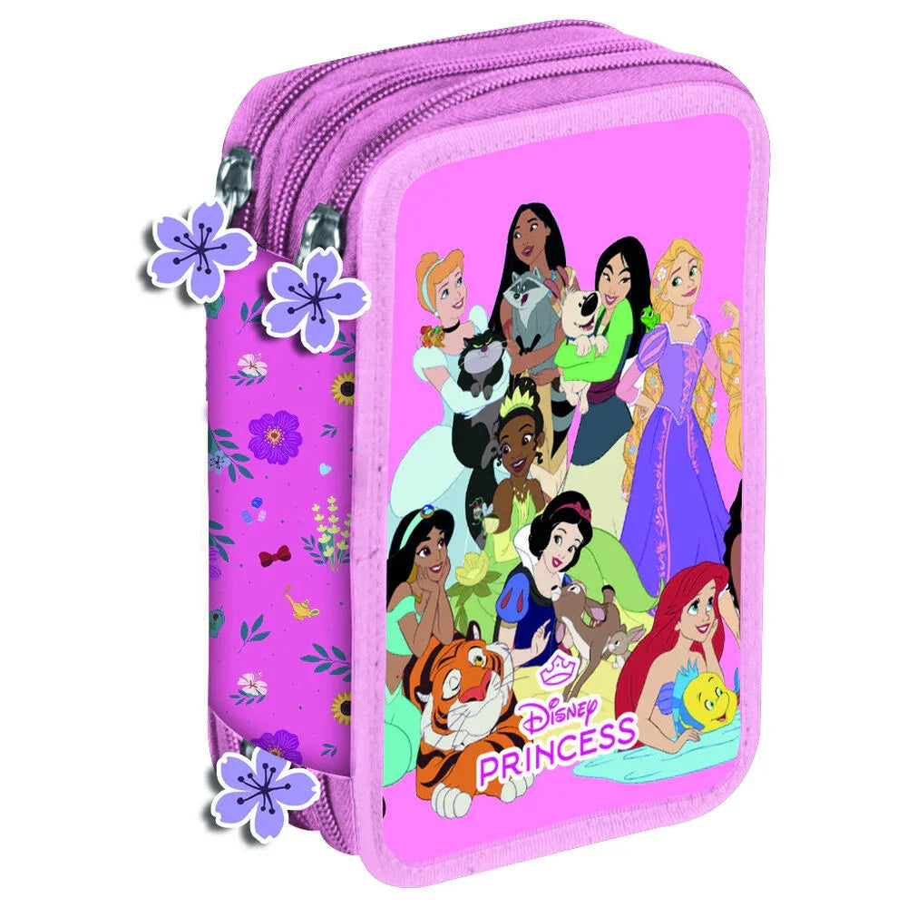 Disney Princess triple pencil case Nerdscape