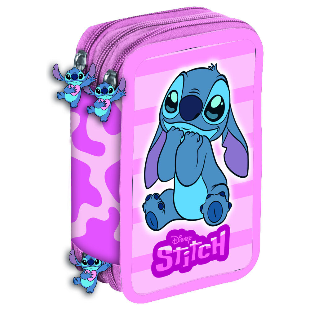 Disney Stitch Lovely triple pencil case Nerdscape